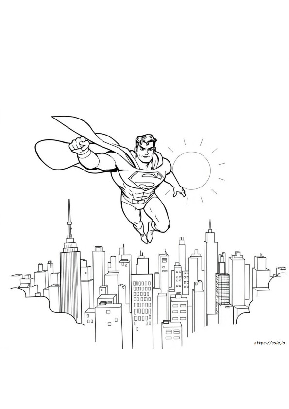 Superman Coloring Pages Printable