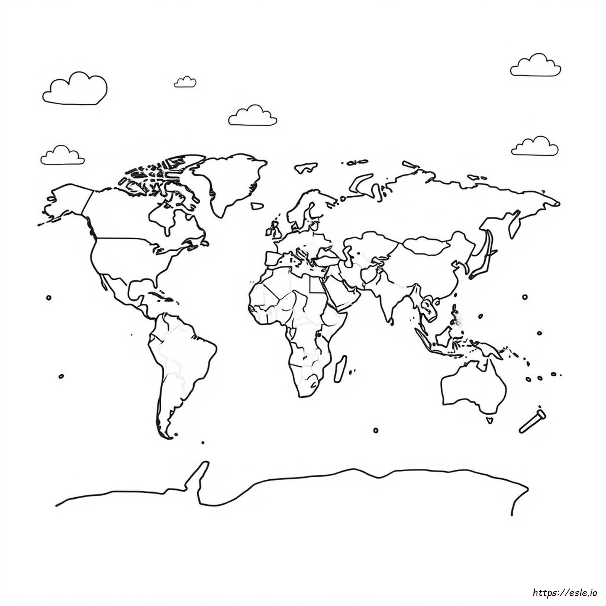 Kostenlose Malvorlagen Welt