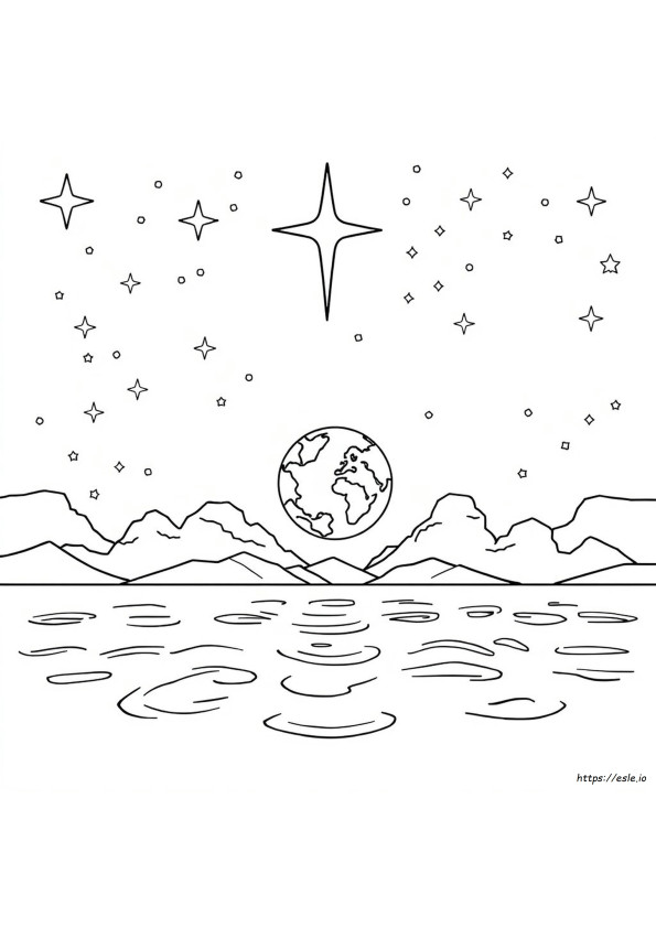 Genesis Coloring Pages The Story Of Creation