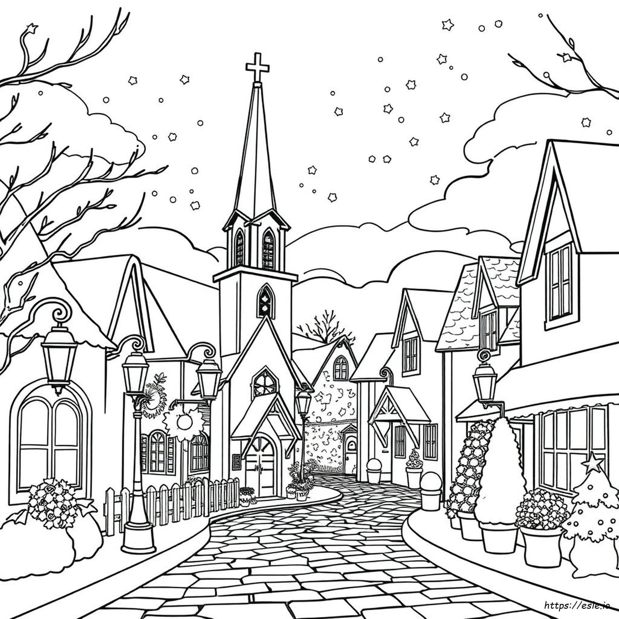 Free Thomas Kinkade Coloring Pages