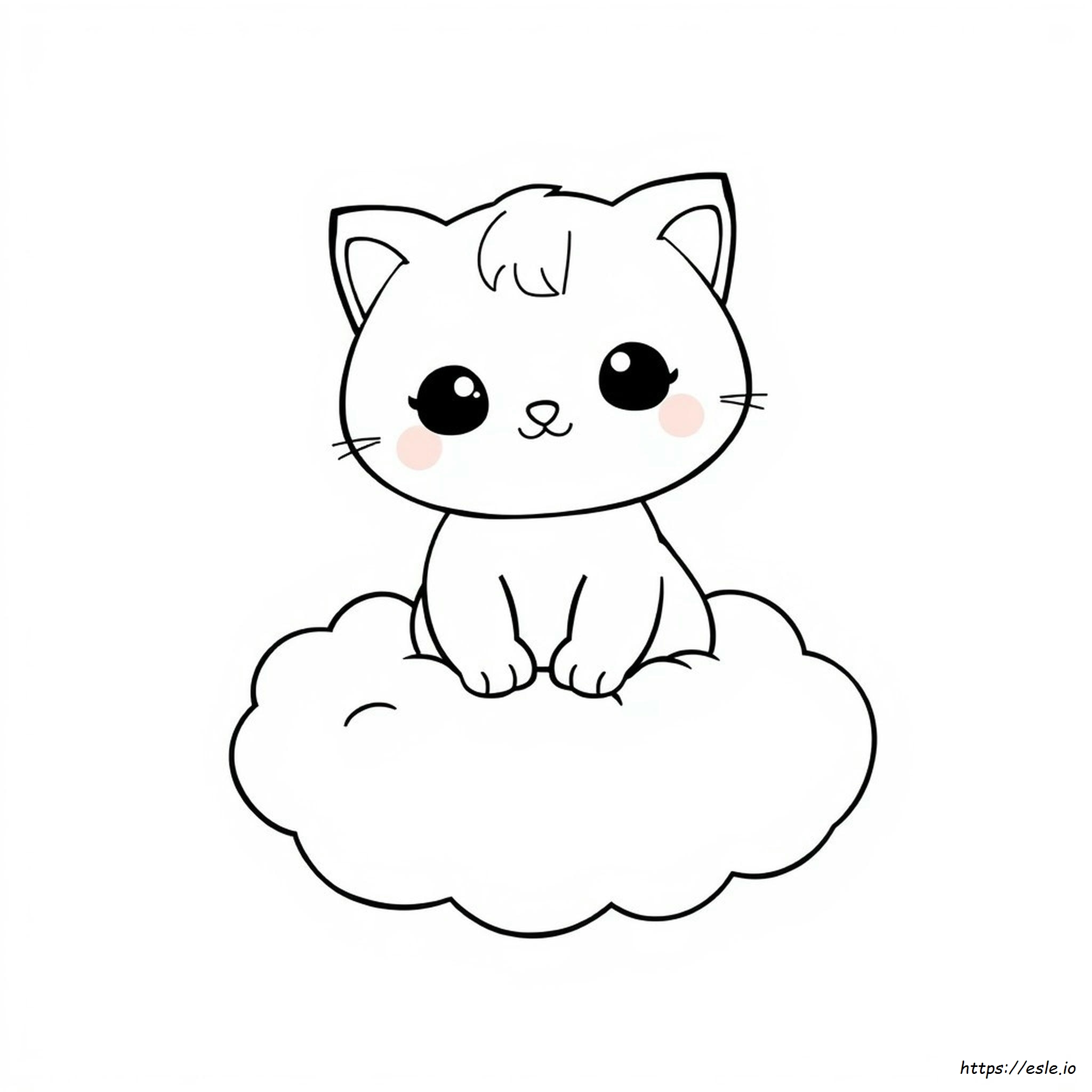 Buku Mewarnai Kawaii - Gambar Gratis untuk Dicetak