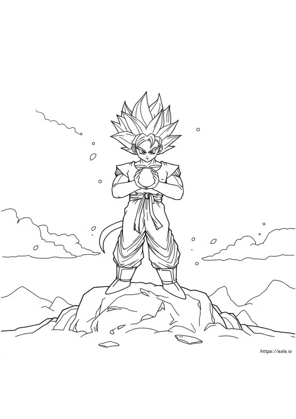 Dbz Kleurplaten Online