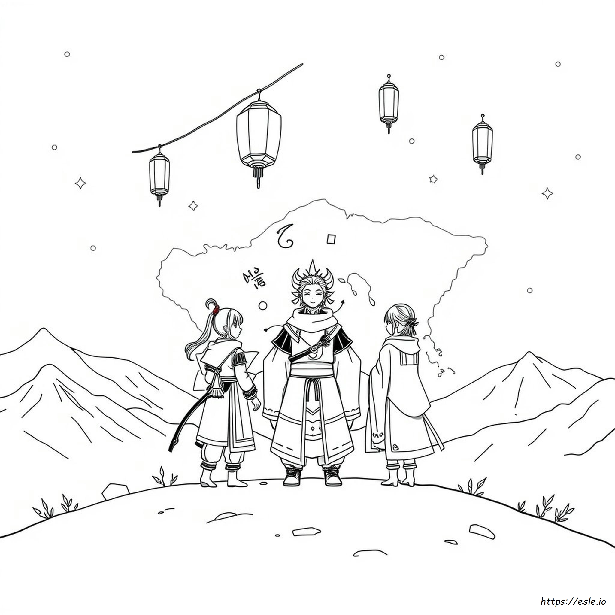 Genshin Impact Coloring Book