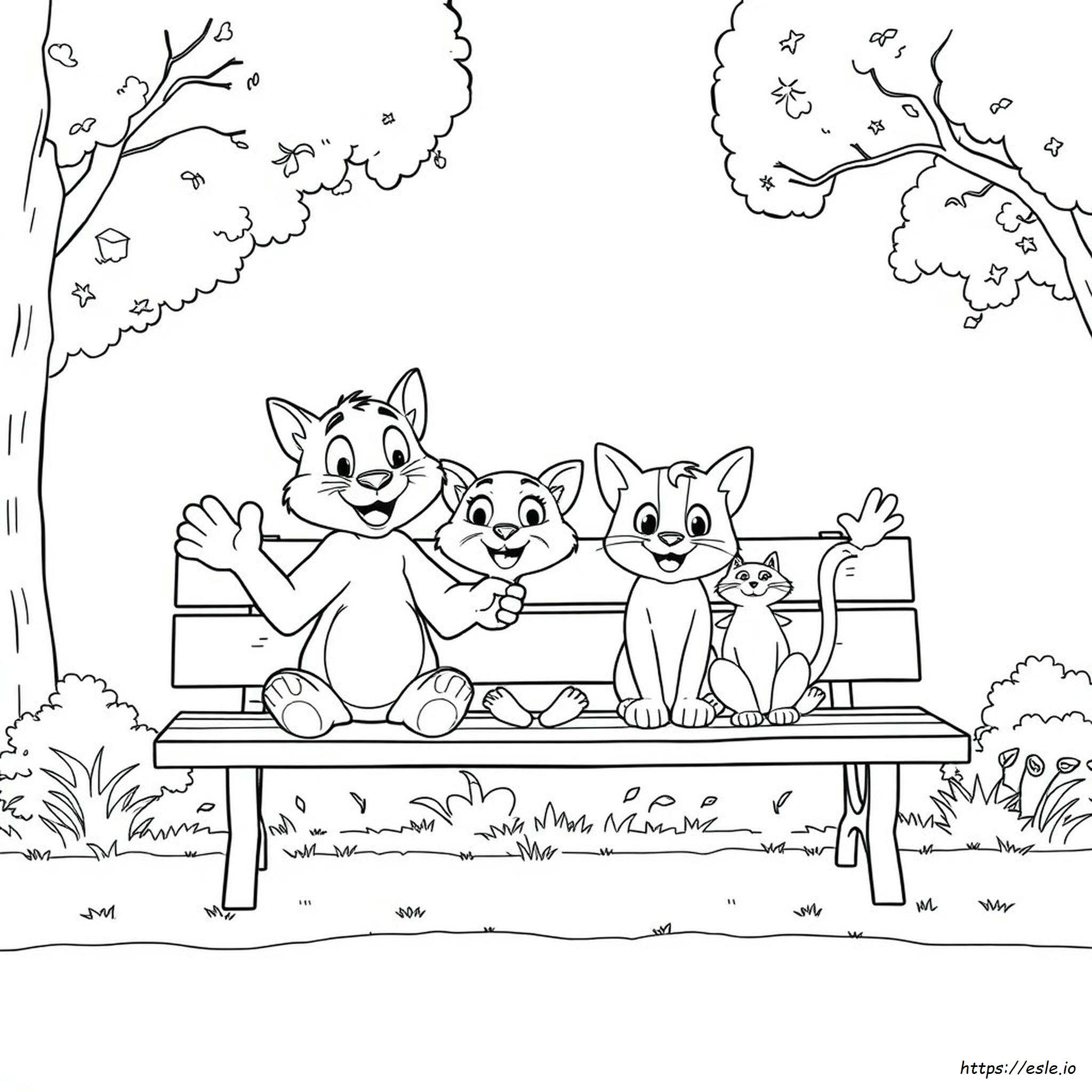 Talking Tom And Friends Coloring Pages