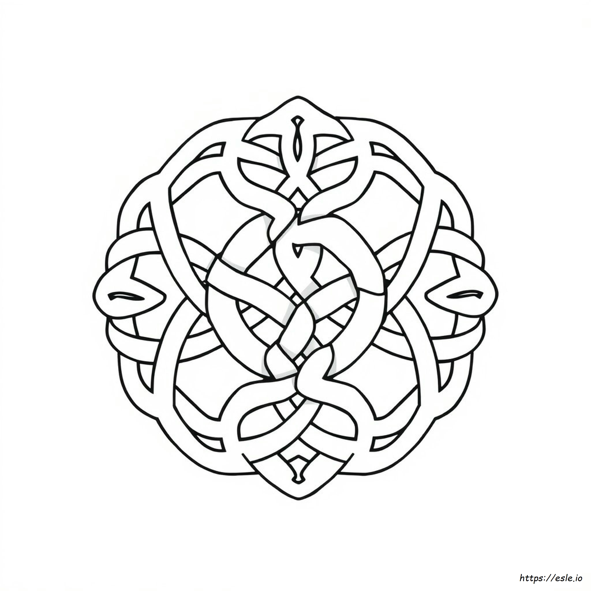 Celtic Knot Coloring Pages