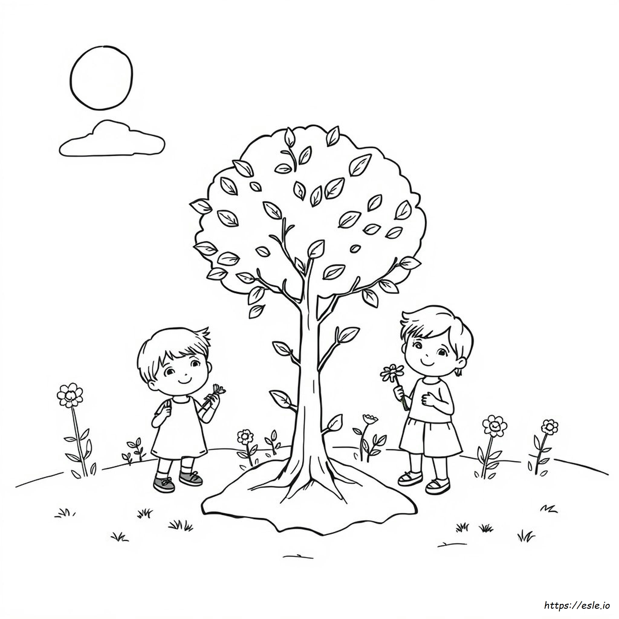 Tu B'Shevat Coloring Pages - Free Printable PDF
