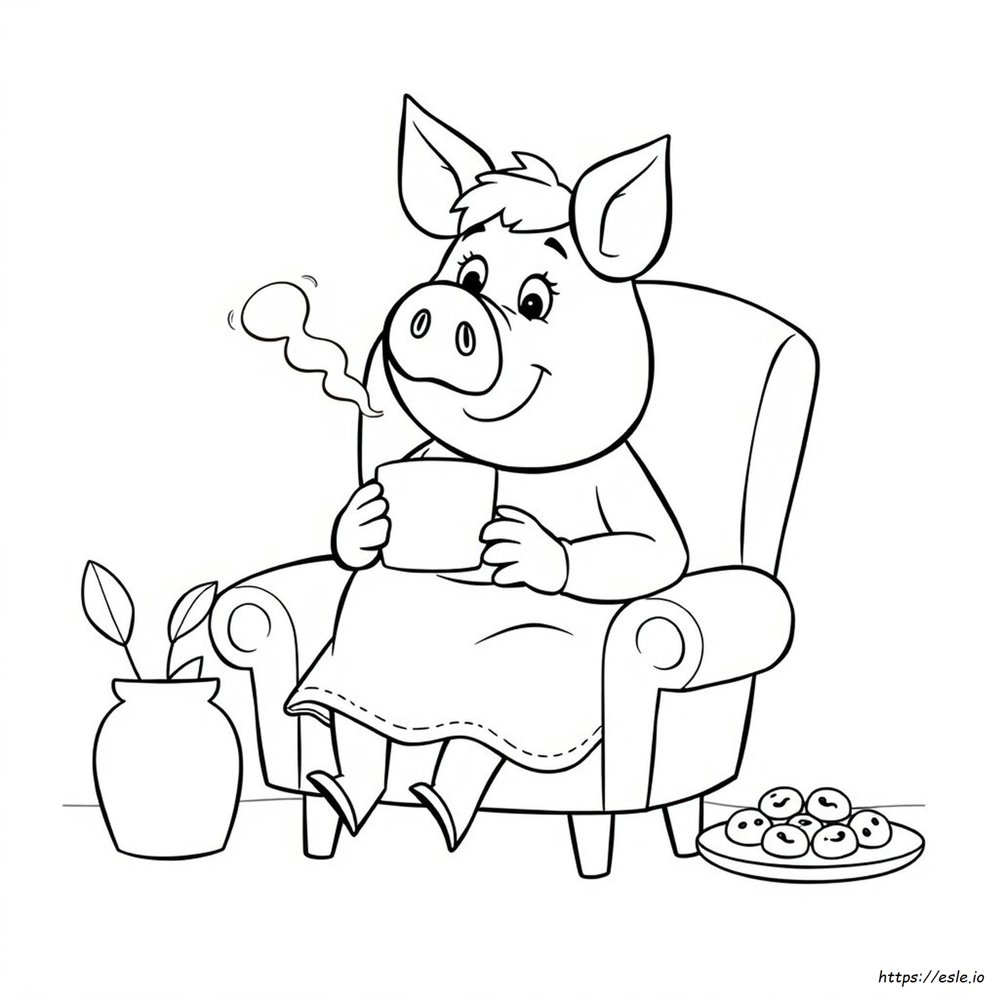 Mrs Piggy Coloring Pages