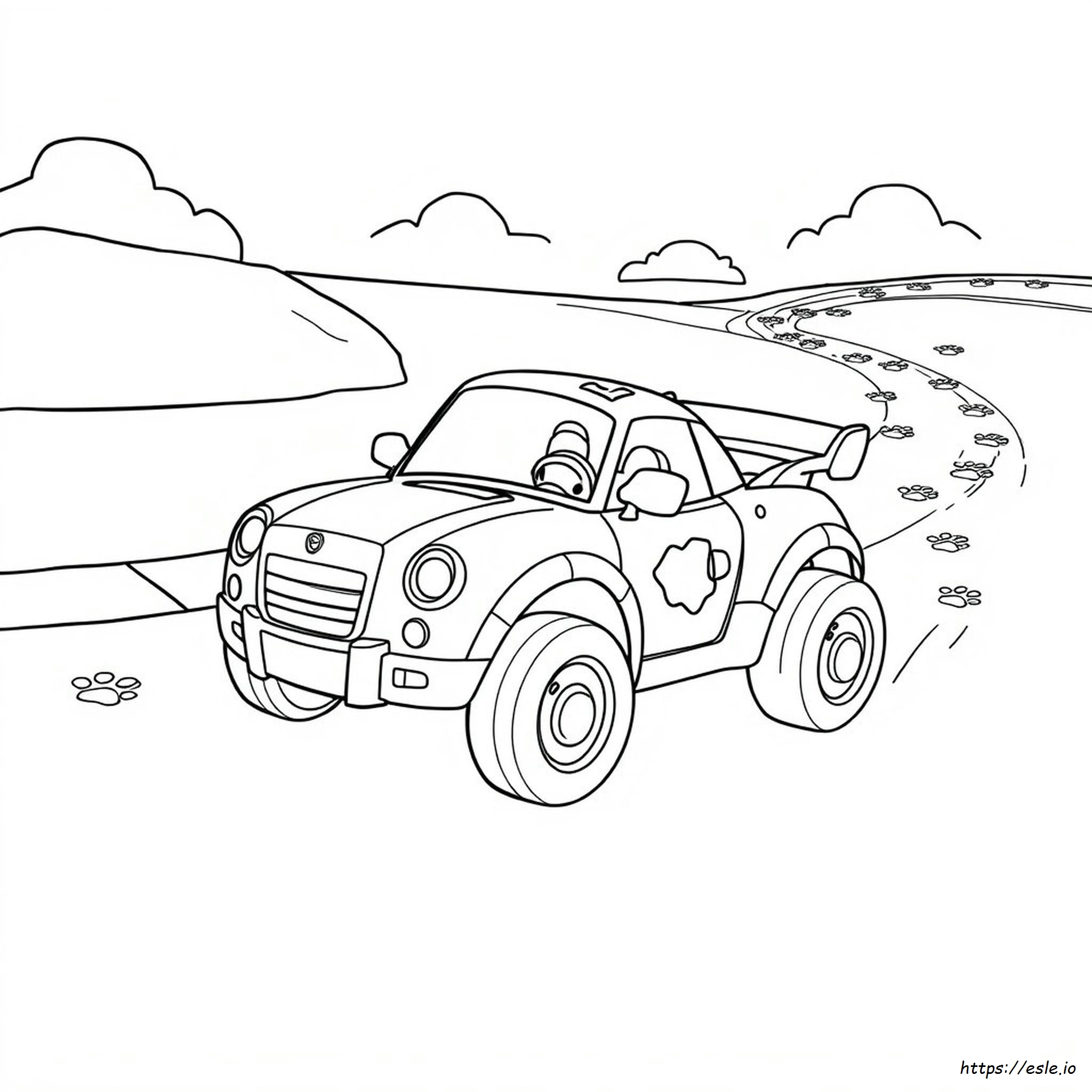 Carro Do Chase Patrulha Canina Para Colorir
