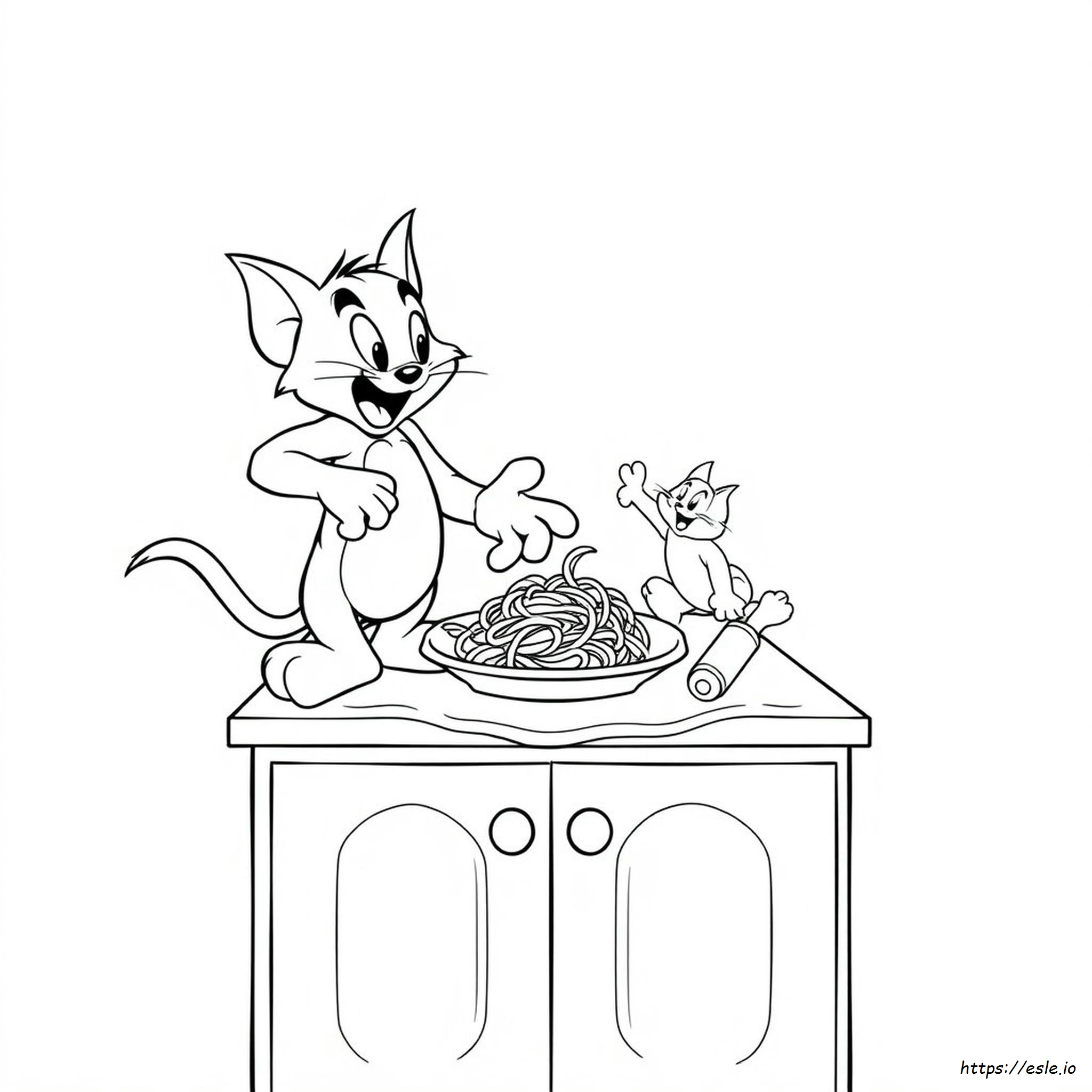 Tom Dan Jerry Gambar Mewarnai Gratis