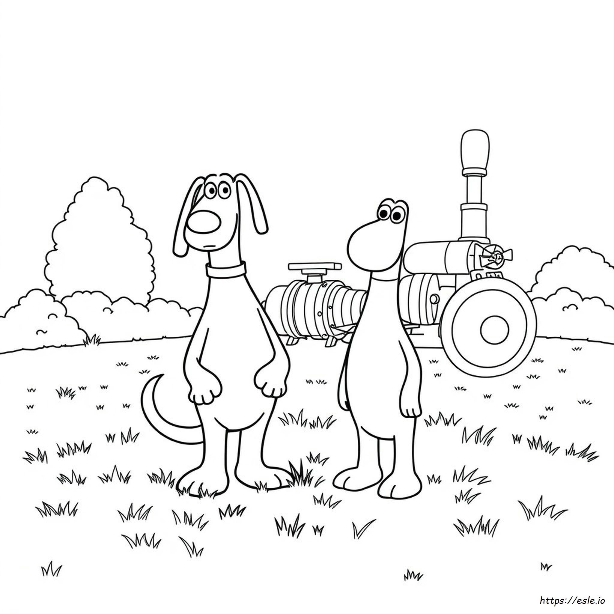 Libro Da Colorare Di Wallace E Gromit