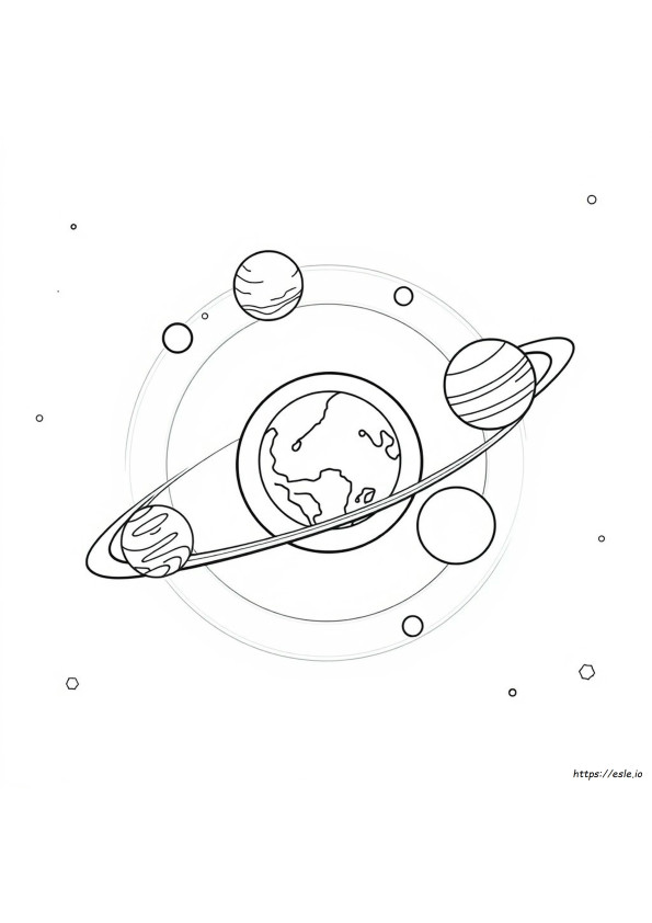 Coloring Pages Of Planets In The Solar System