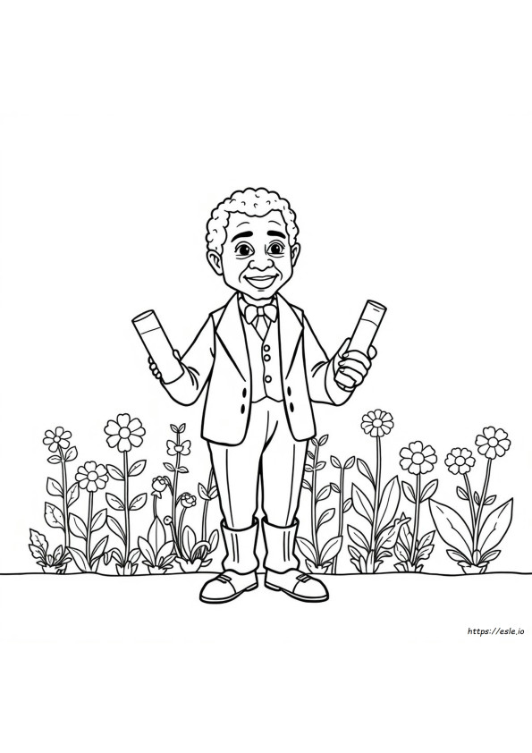 George Washington Carver: Disegni Da Colorare (Pdf)