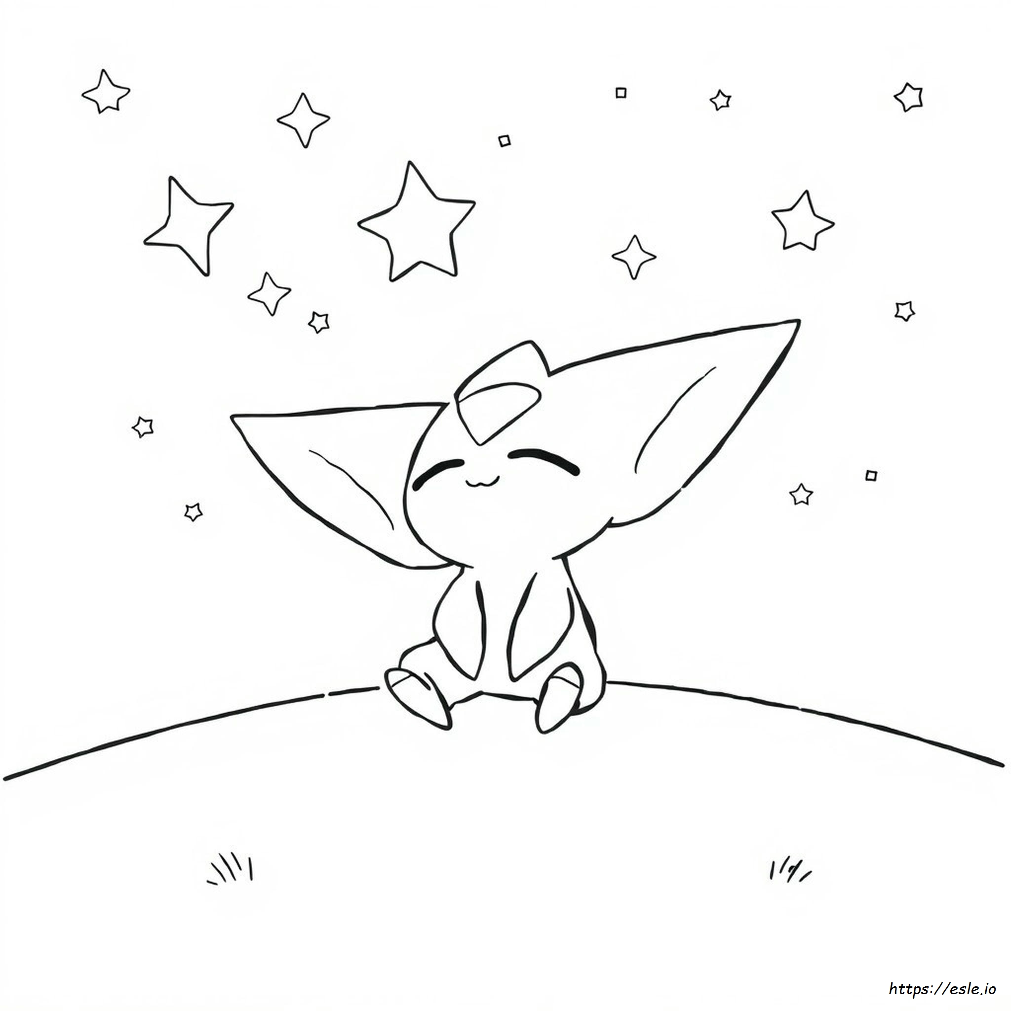 Jirachi Gambar Mewarnai - Gratis Untuk Dicetak