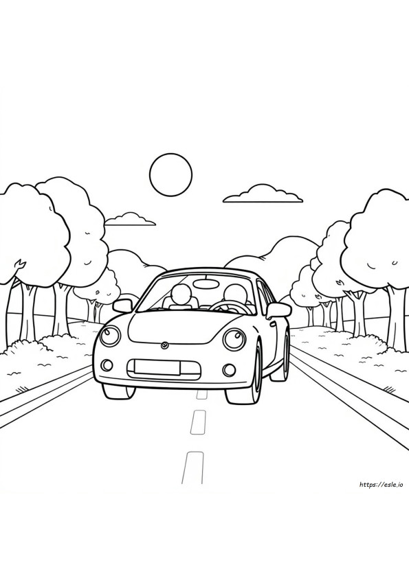 Car Pictures To Print And Colour