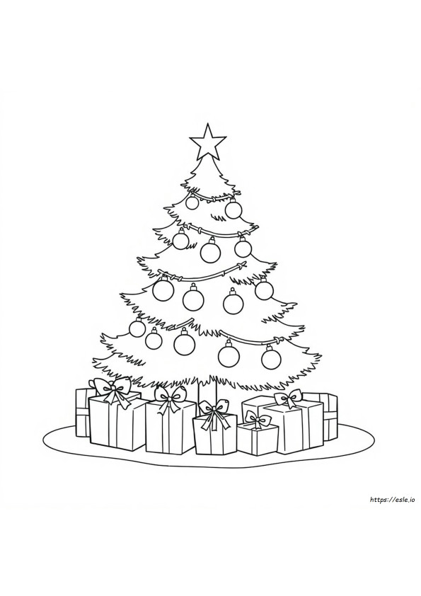 クリスマスの無料ぬりえ