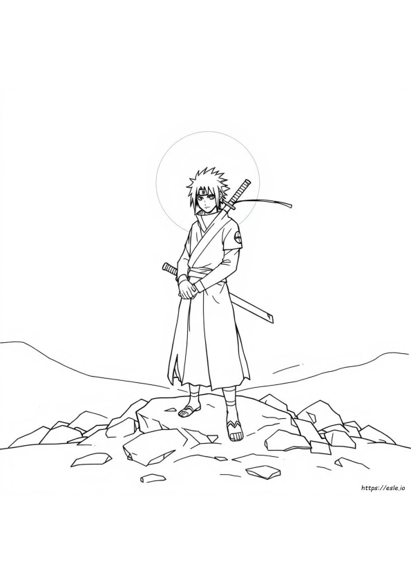 Sharingan Madara Coloring Pages