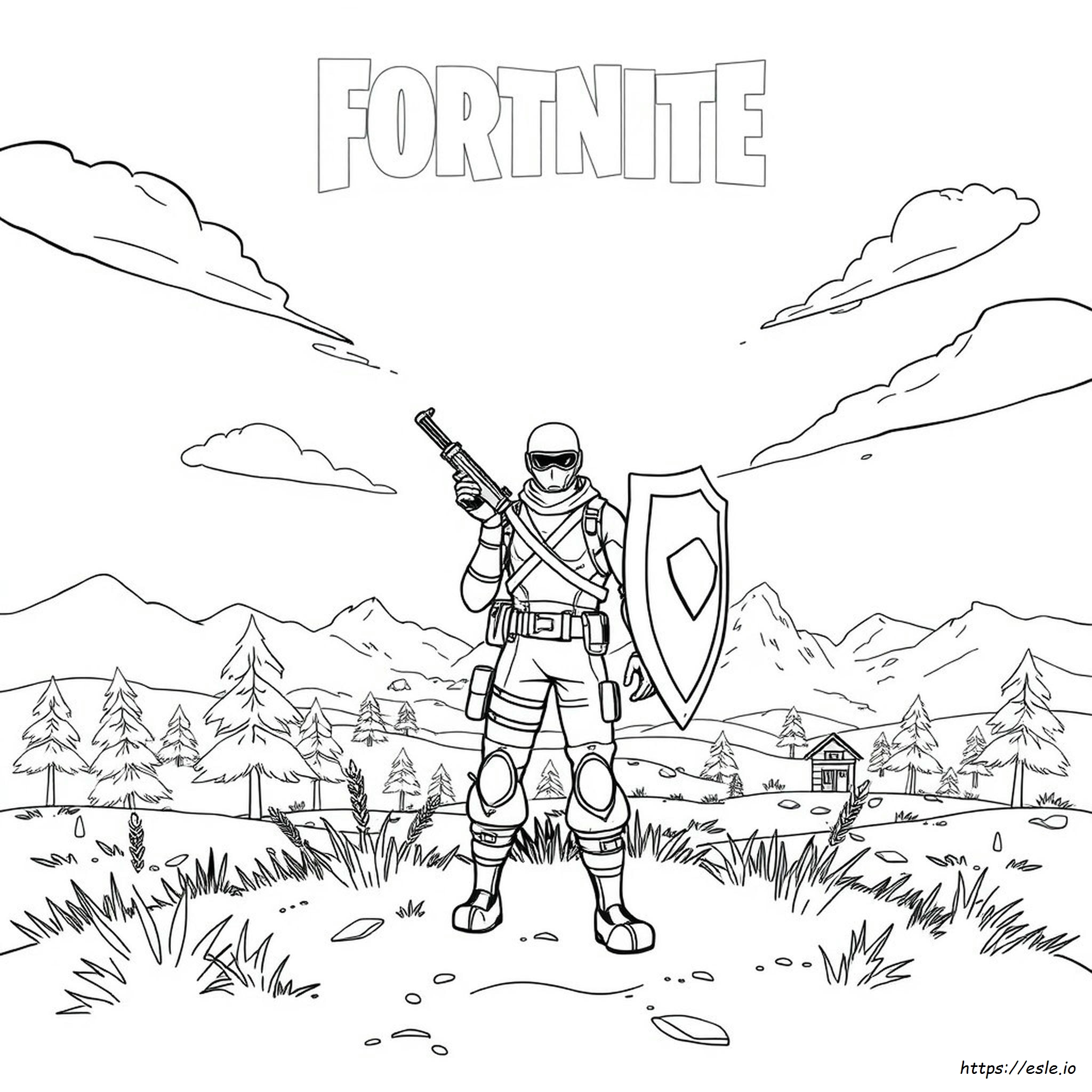 Fortnite Színező Oldalak