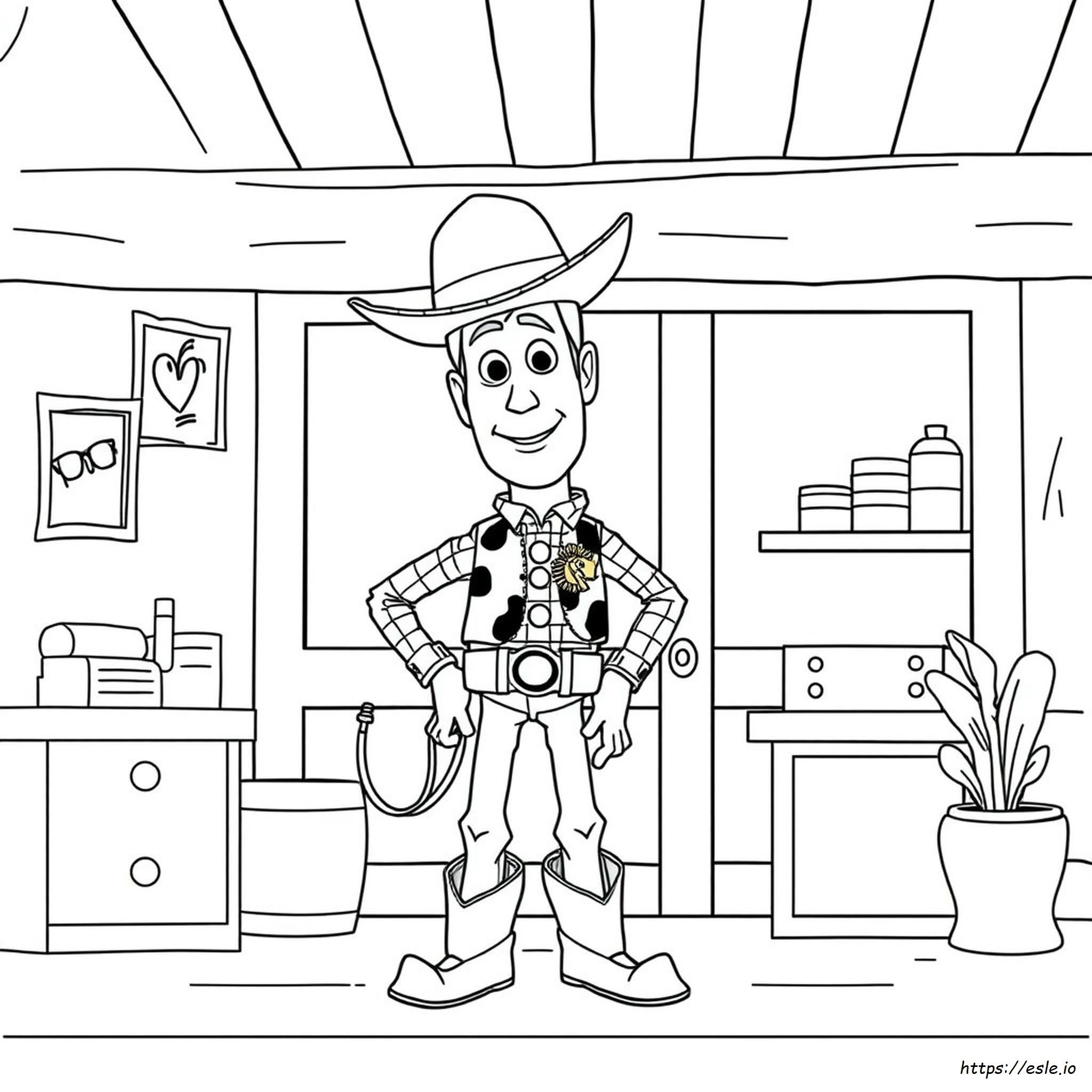 Coloring Pages Of Woody From Toy Story