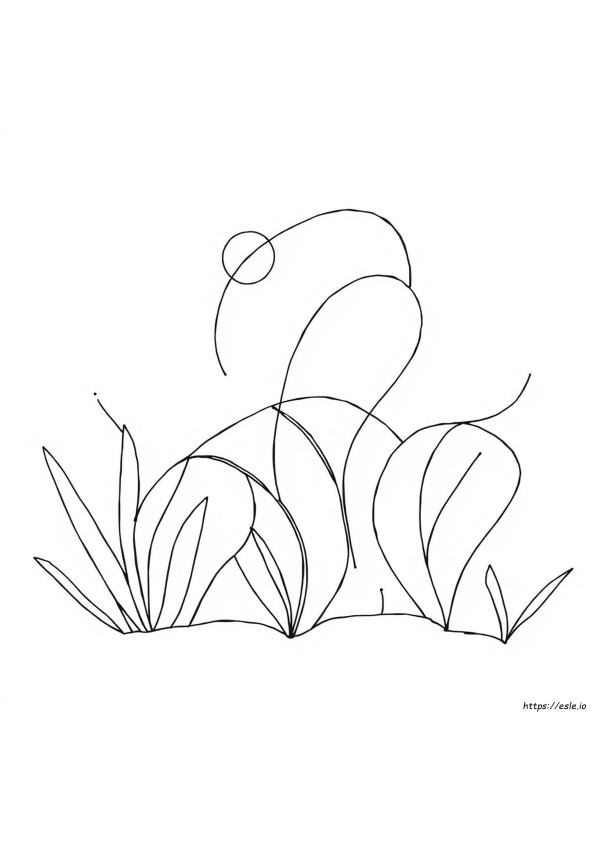 抽象的な塗り絵ページ