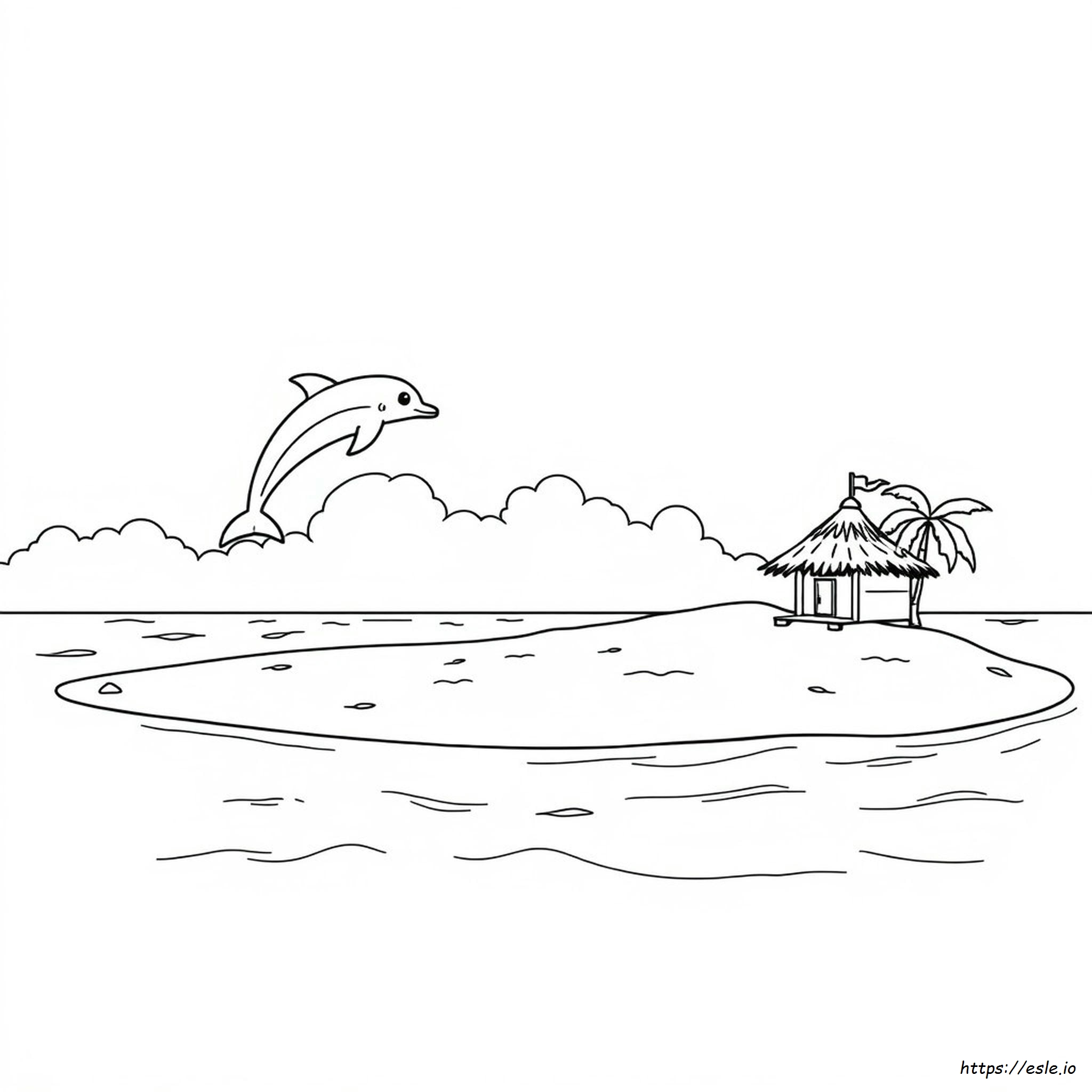 Island Of The Blue Dolphins Coloring Pages