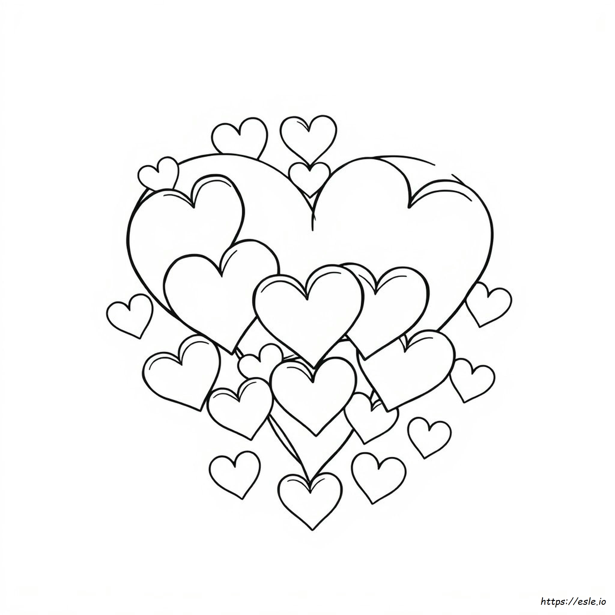 Hearts Coloring Pages For Adults