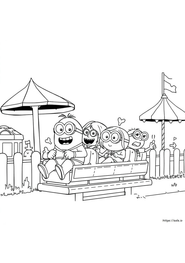 Despicable Me 4 Colouring Pages