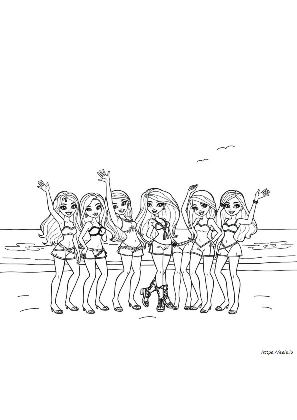 Bratz Színező Képek