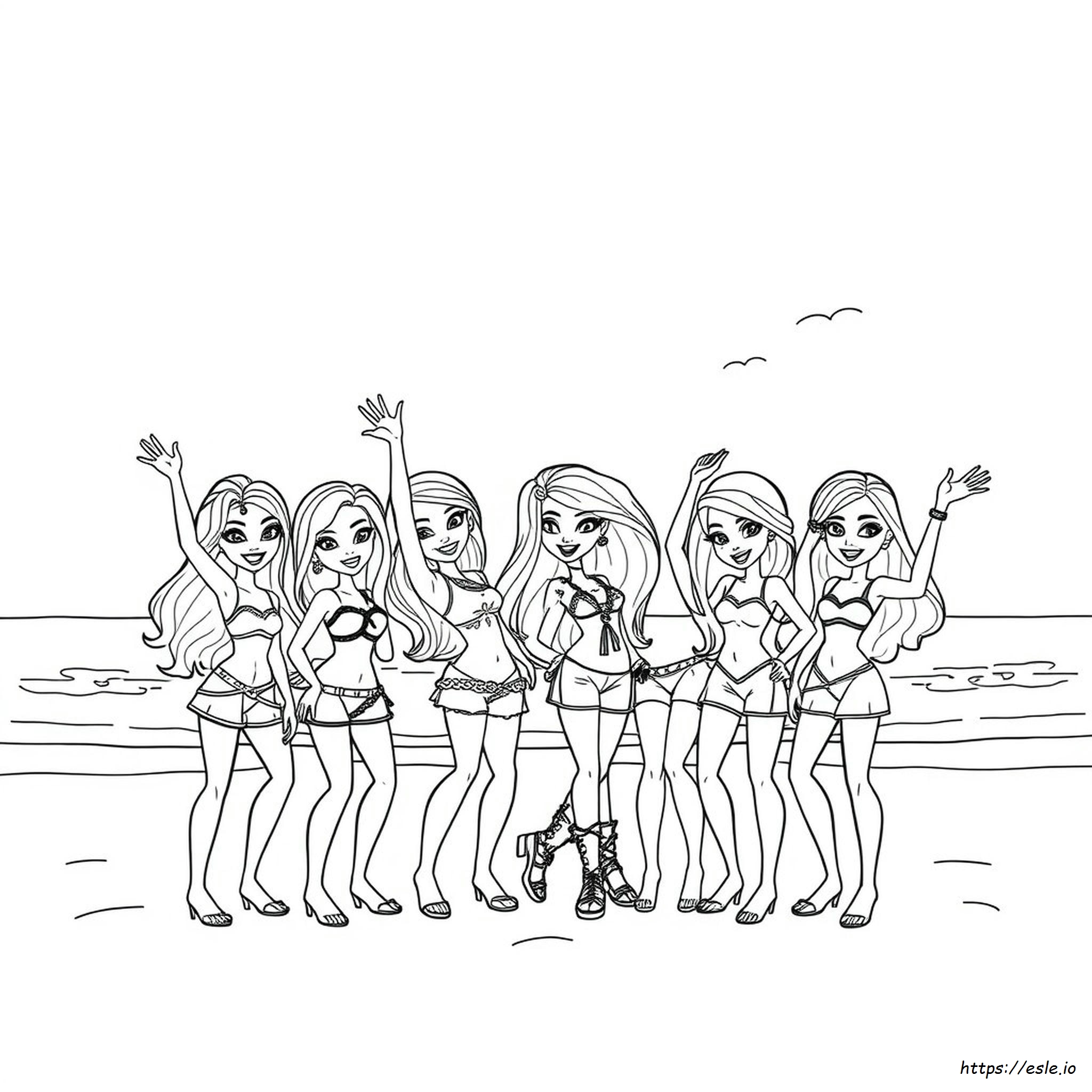 Bratz Coloring Page - Free Printable