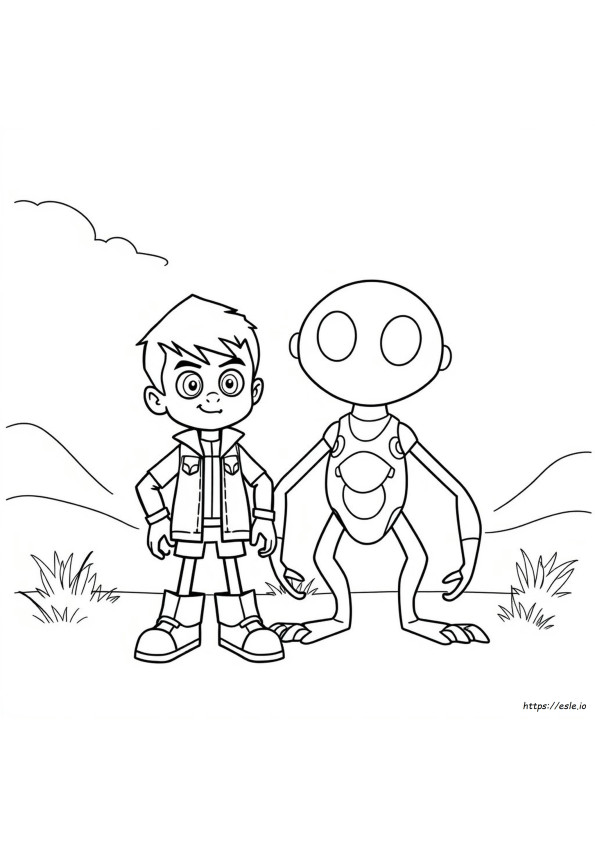 Ben 10 Coloring Pictures