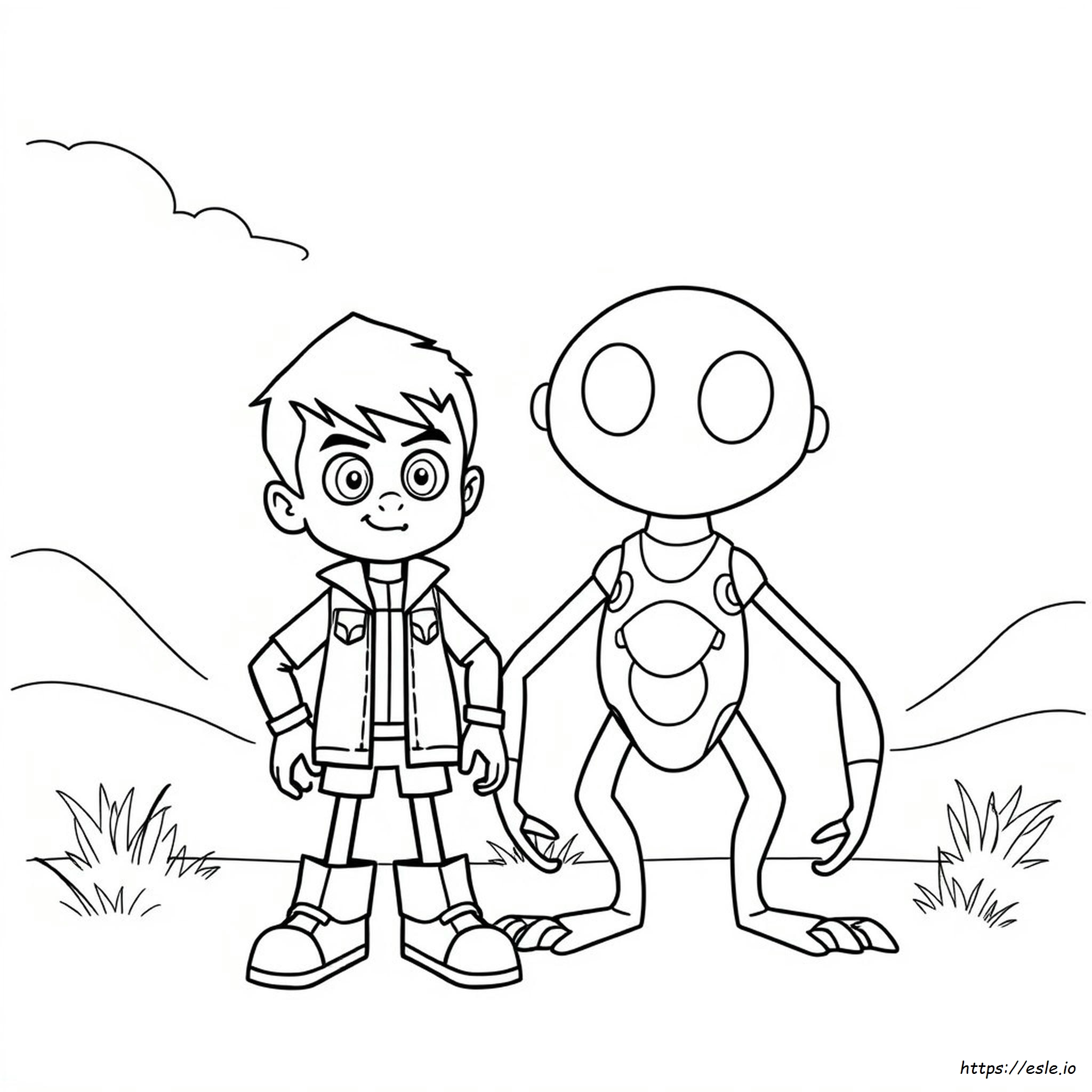 Ben 10 Coloring Pictures
