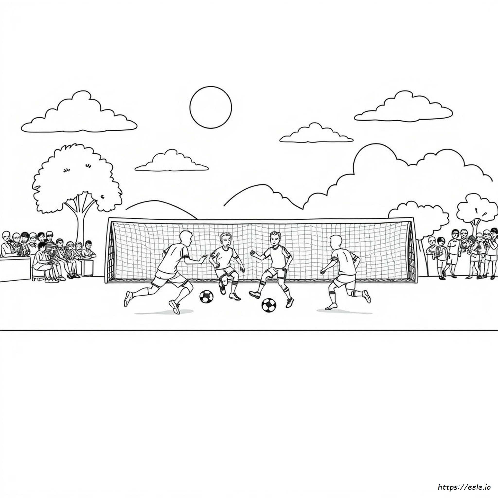 Coloriage D'équipe à imprimer - Dessin Gratuit pour Enfants