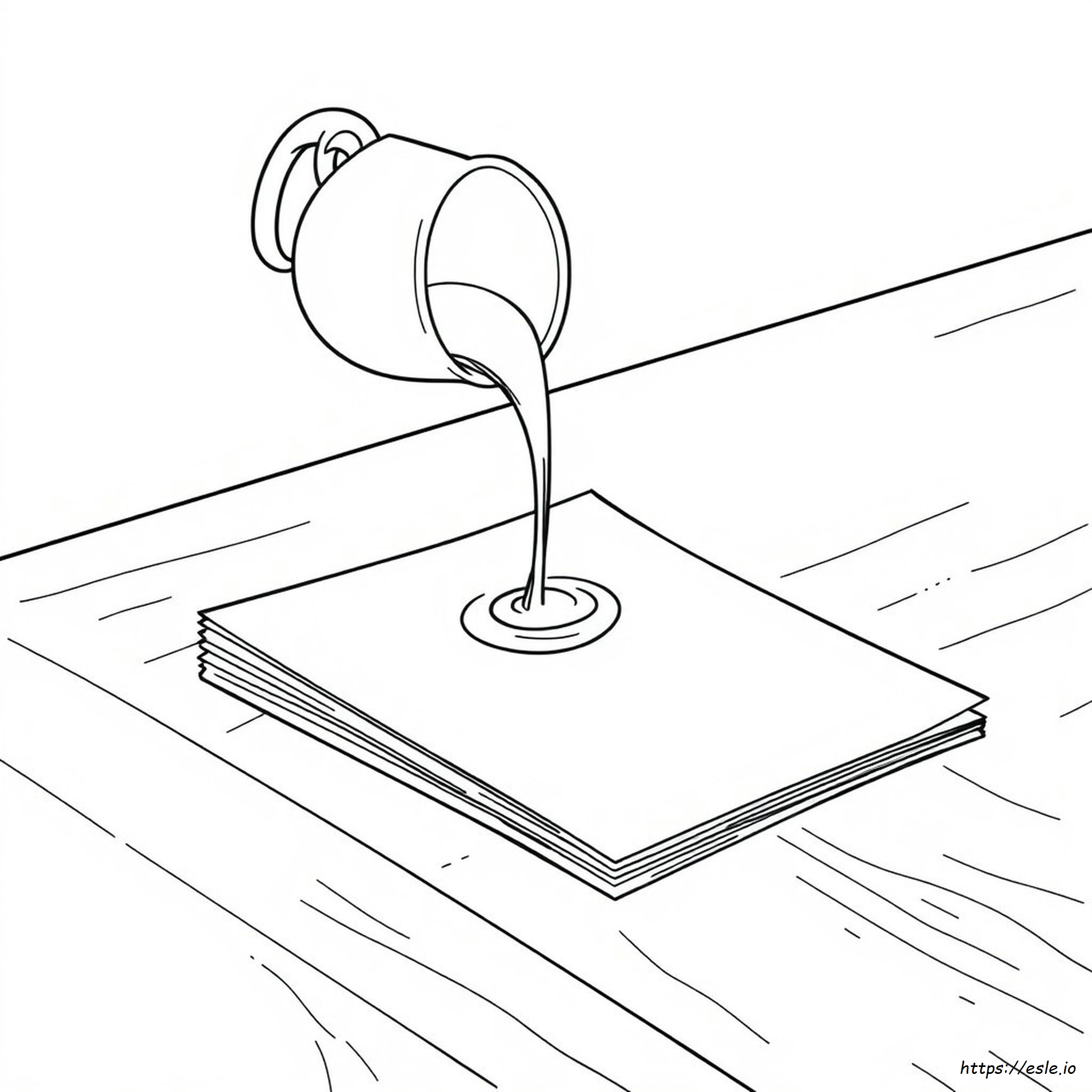 How To Colour Paper With Coffee - Free Printable Coloring Page