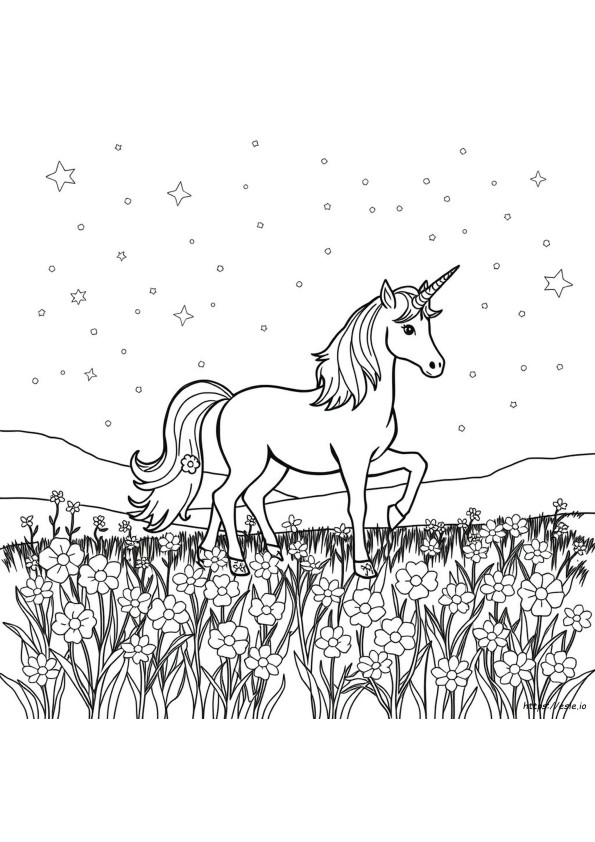 Unicorn Coloring Pages For Adults Pdf