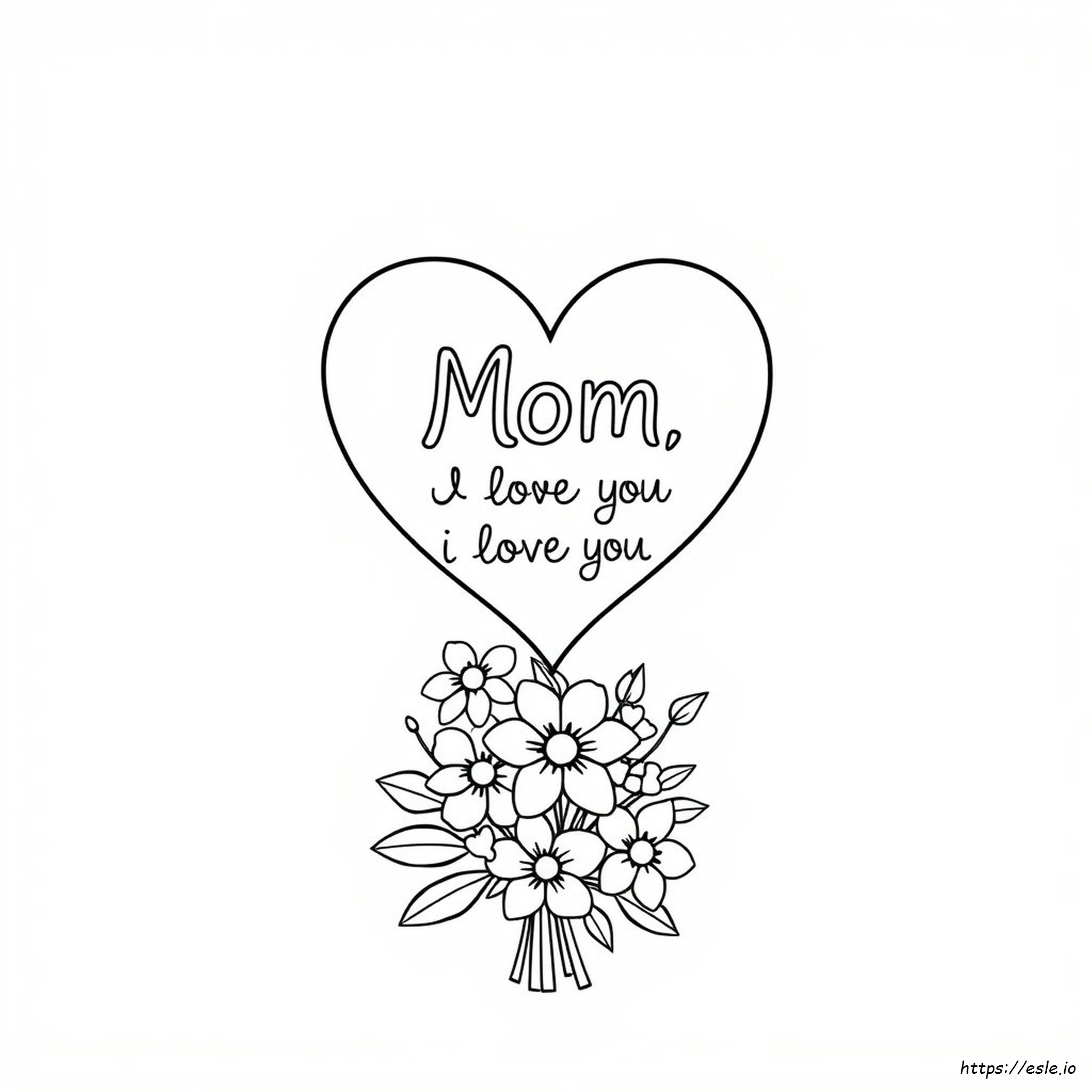 Disegni Di Buon San Valentino Mamma Da Colorare E Stampare