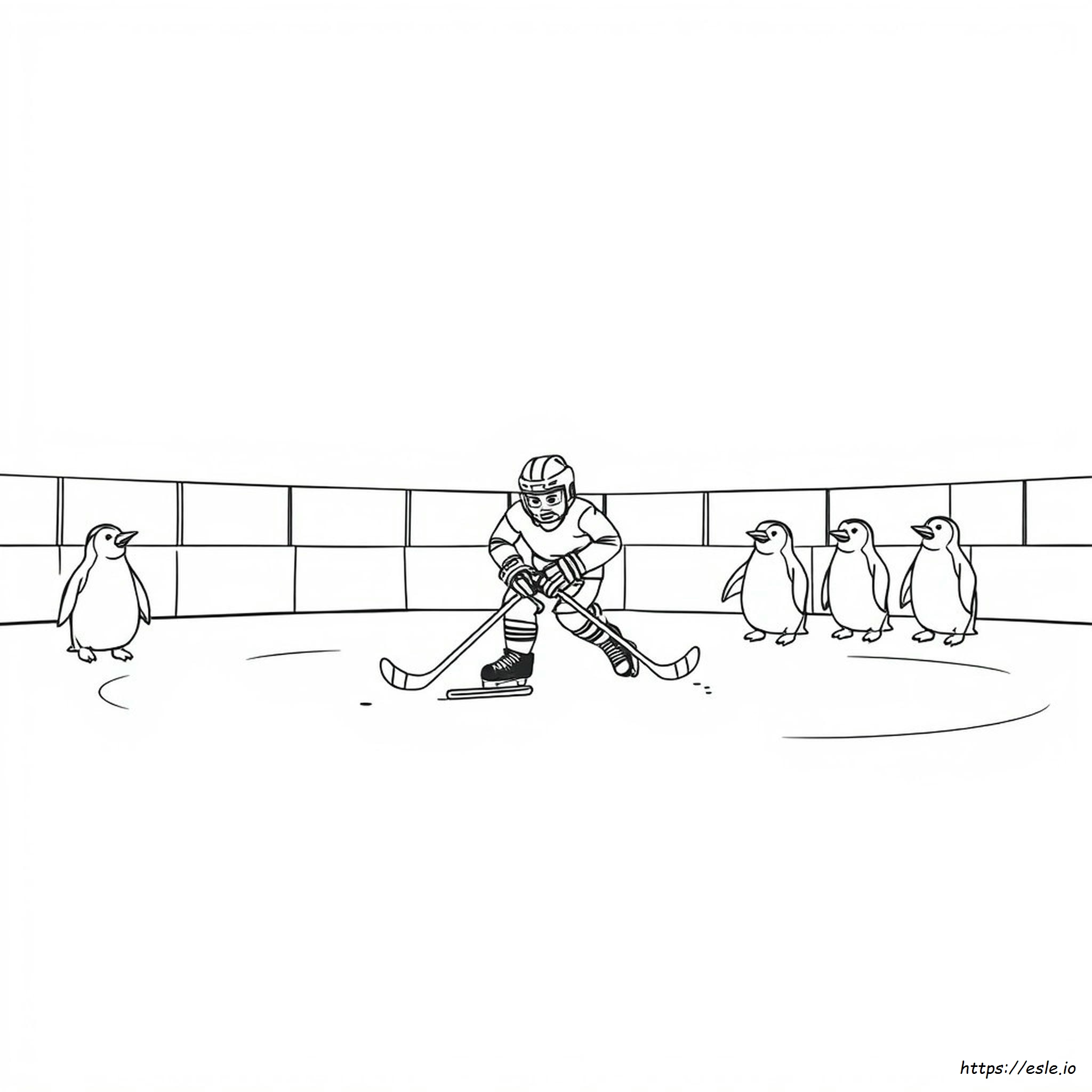 Gambar Mewarnai Hoki untuk Anak