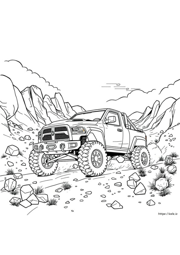 Ram Trx Coloring Page