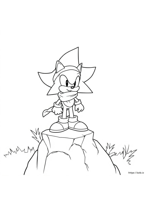 Sonic The Hedgehog Coloring Book