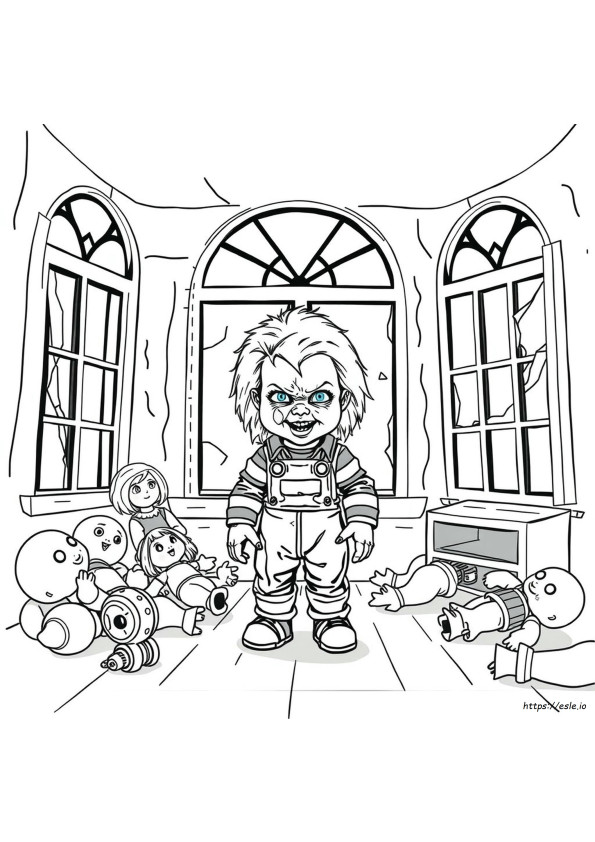 Eng Chucky Kleurplaten