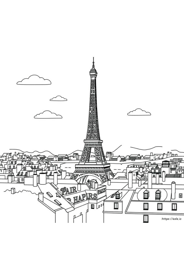 Disegni Da Colorare Parigi