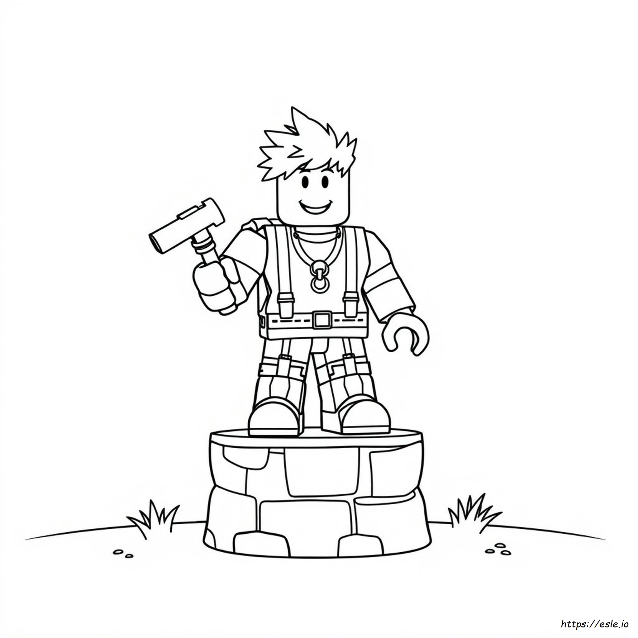 Cool Roblox Coloring Pages