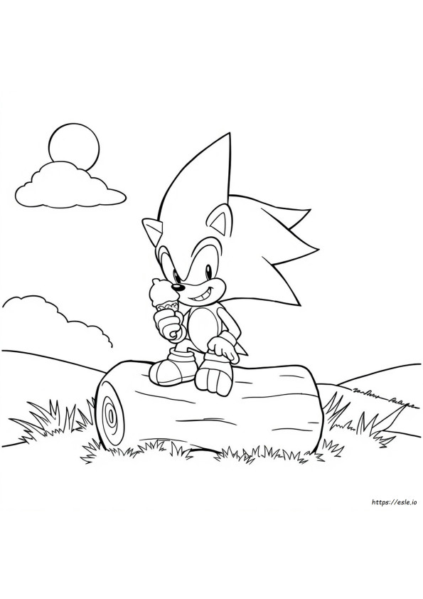 Sonic Eyx Coloring Pages