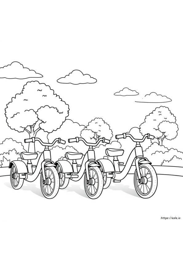 Tricycle Coloring