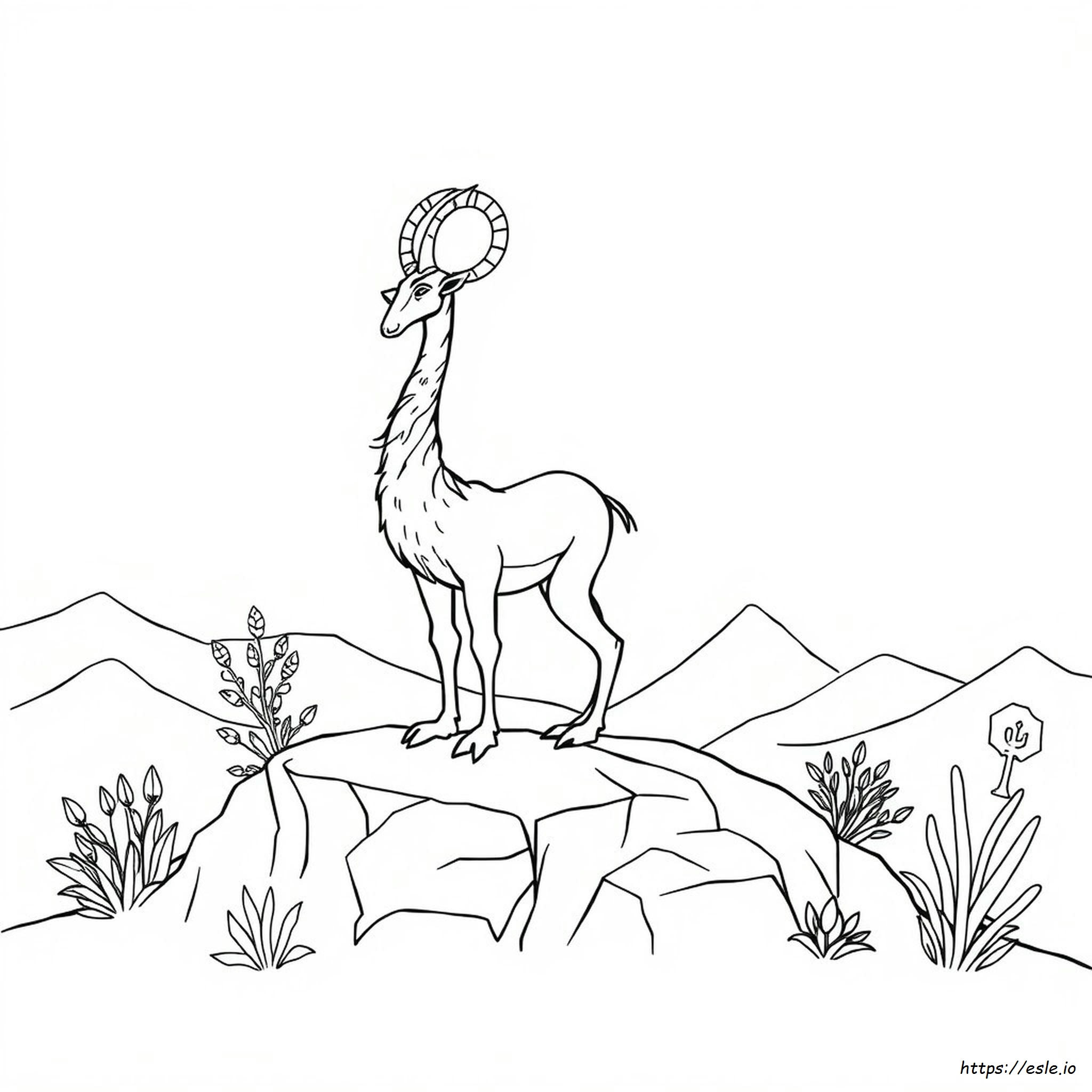 Urial Para Colorear