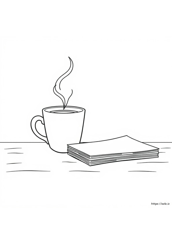 How To Color Paper With Coffee