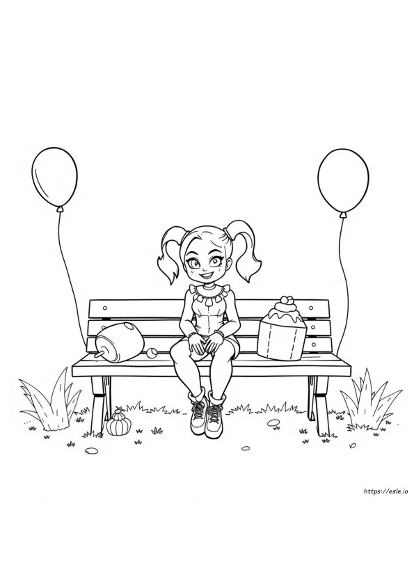 Słodkie Kolorowanki Harley Quinn