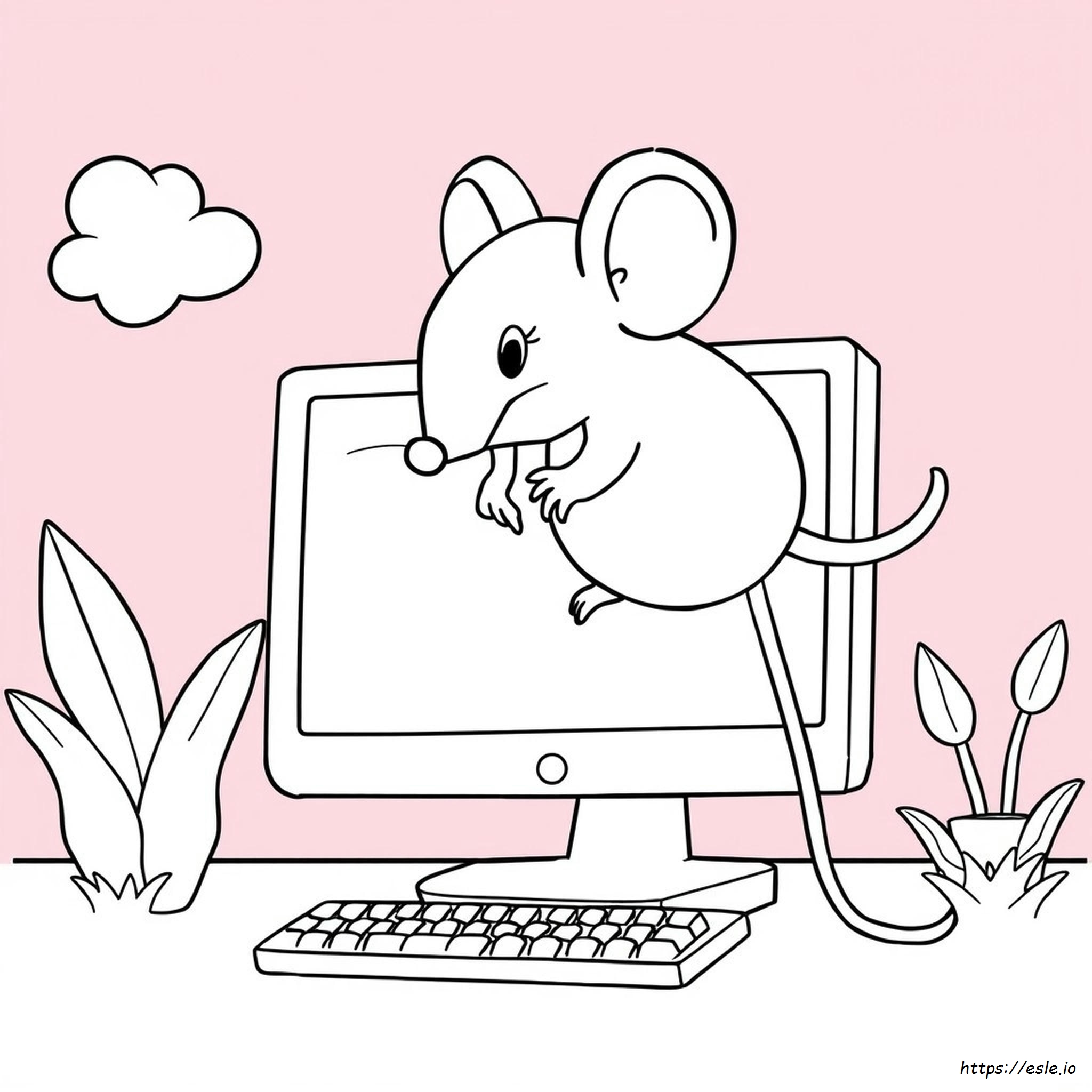 How Do I Change My Mouse Color - Coloring Page