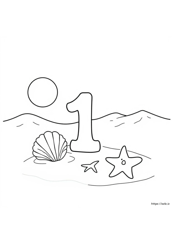 Color The Number Coloring Pages