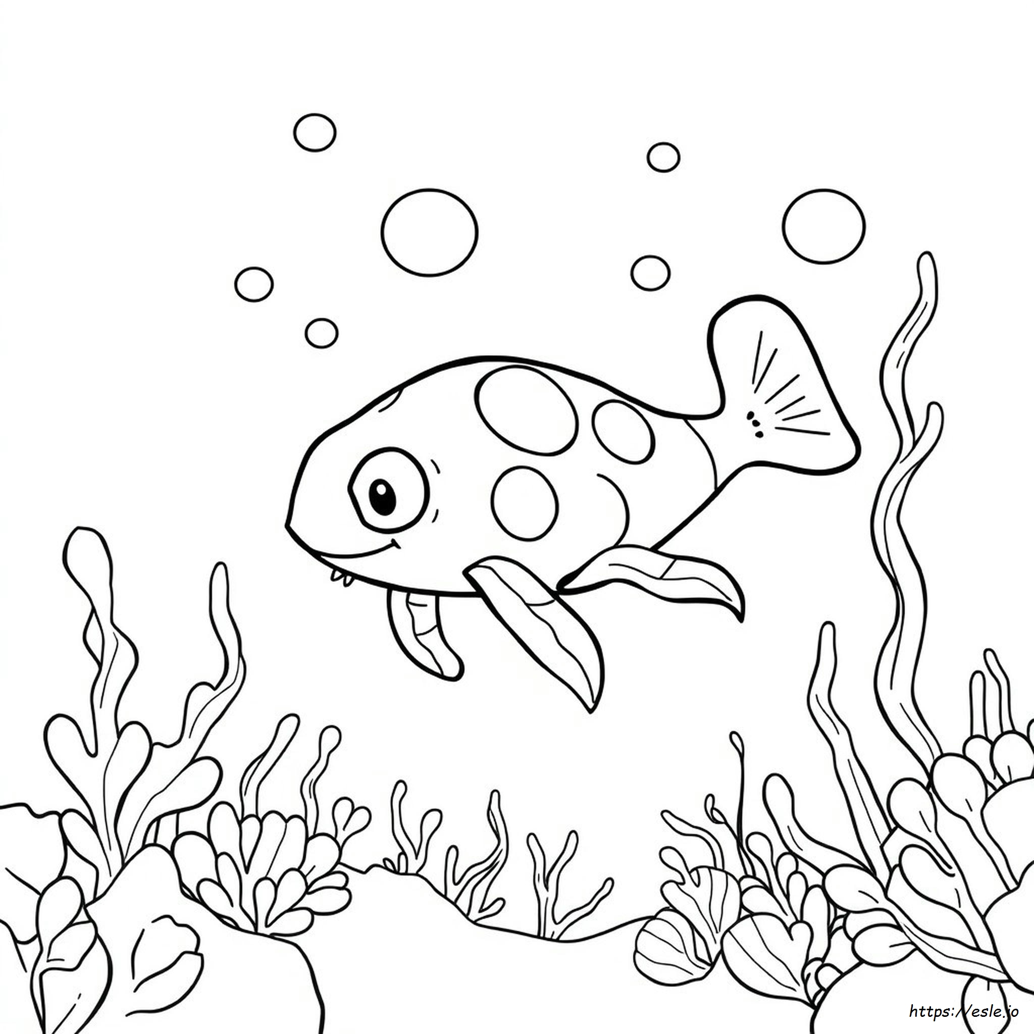 Dibujo Para Colorear De Omanyte - Gratis