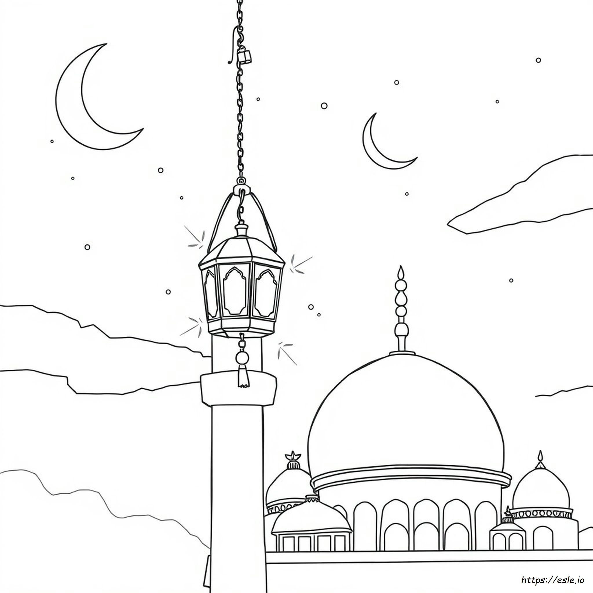 Free Printable Ramadan Coloring Page for Kids
