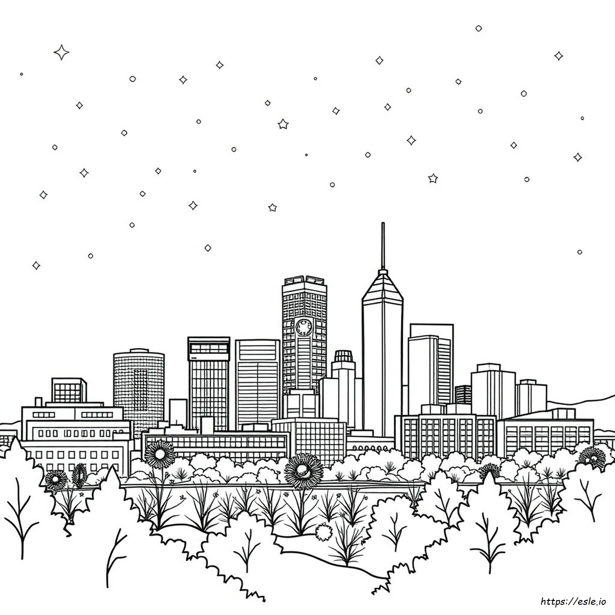 Denver Colorado Yellow Pages Directory Coloring Page